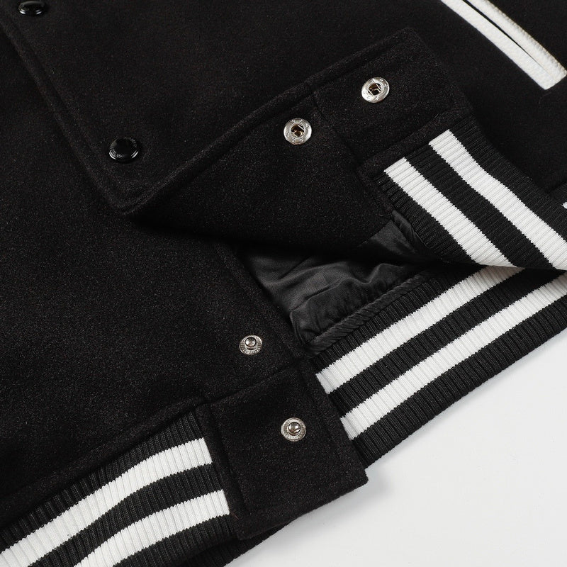 Varsity Jacket | Burberry | Black/White