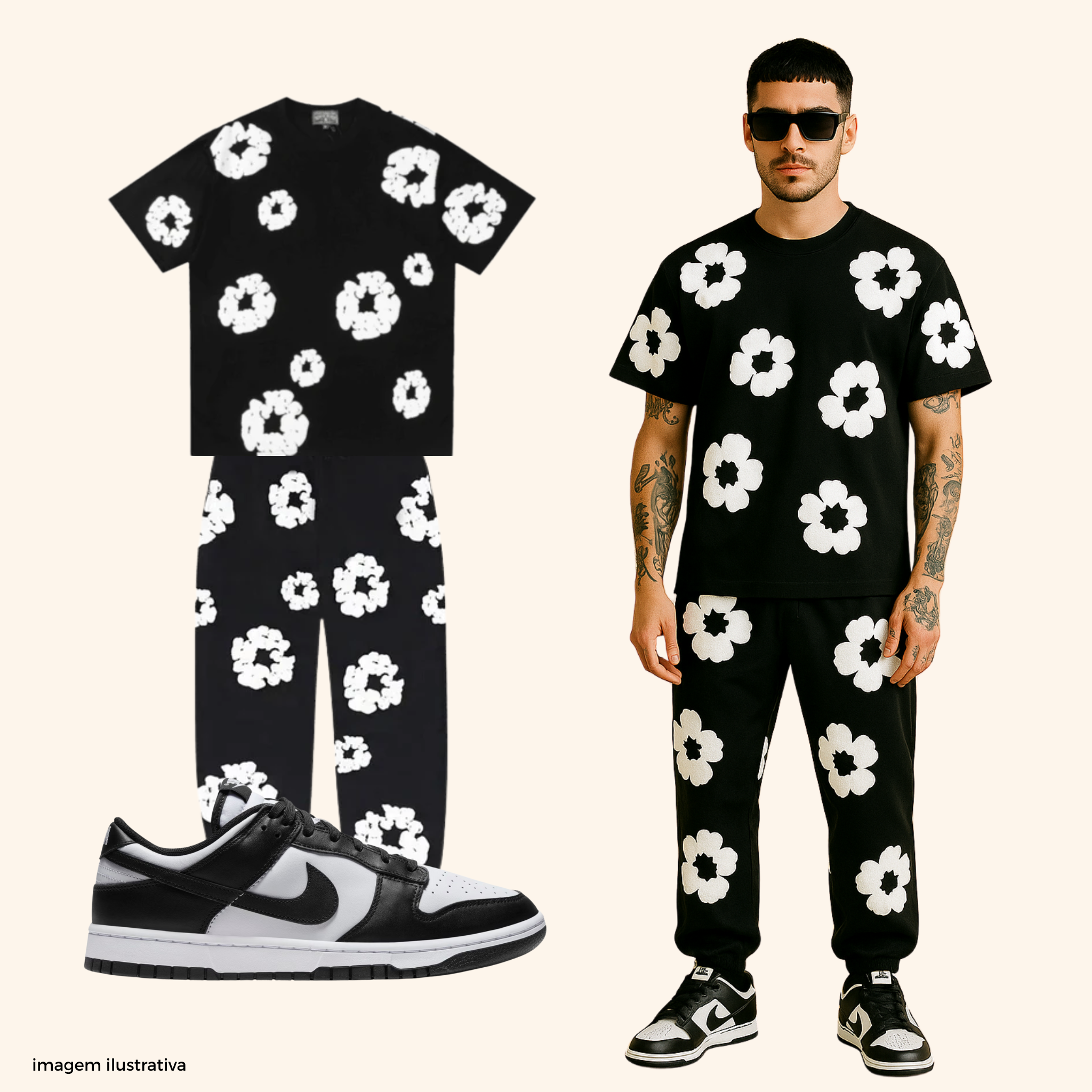 Outfit Gangsta Flower