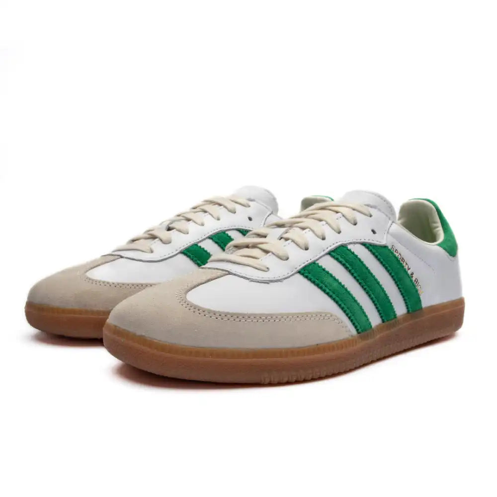 Rich White Green x Adidas Samba OG Sporty