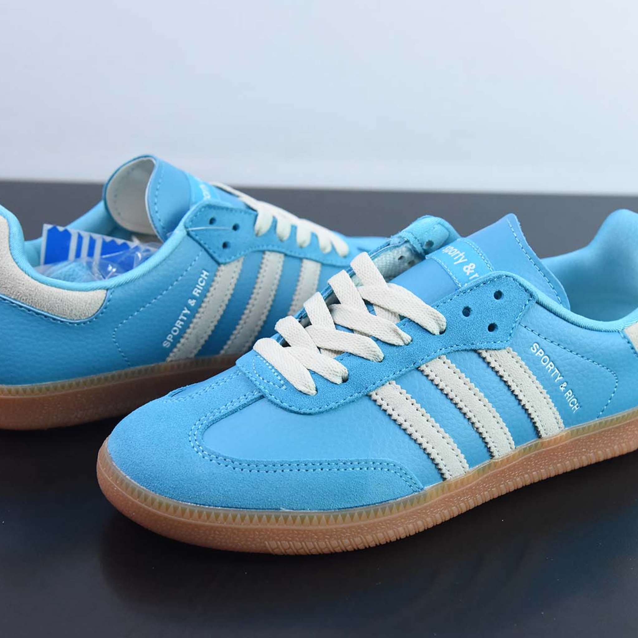 Adidas Samba OG x Sporty & Rich Blue Rush