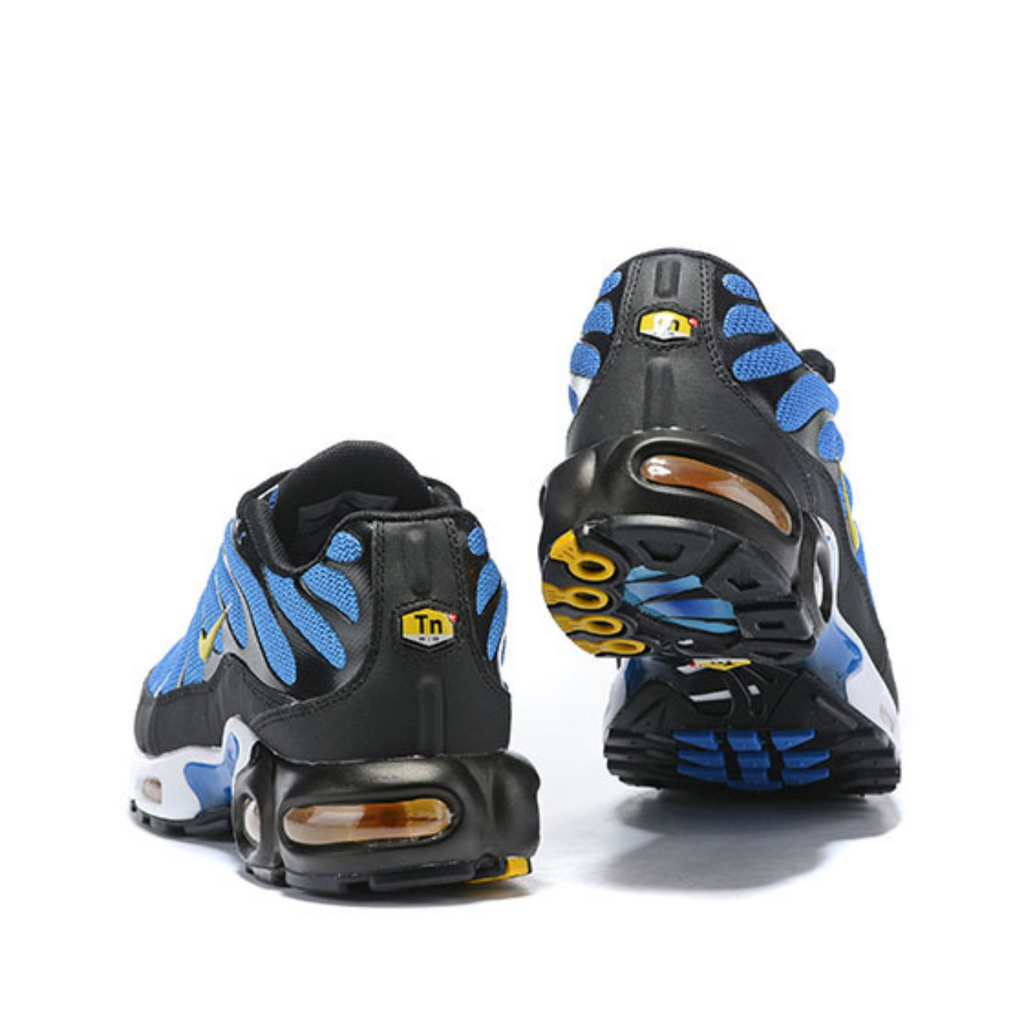Blue and black nike air deals max plus