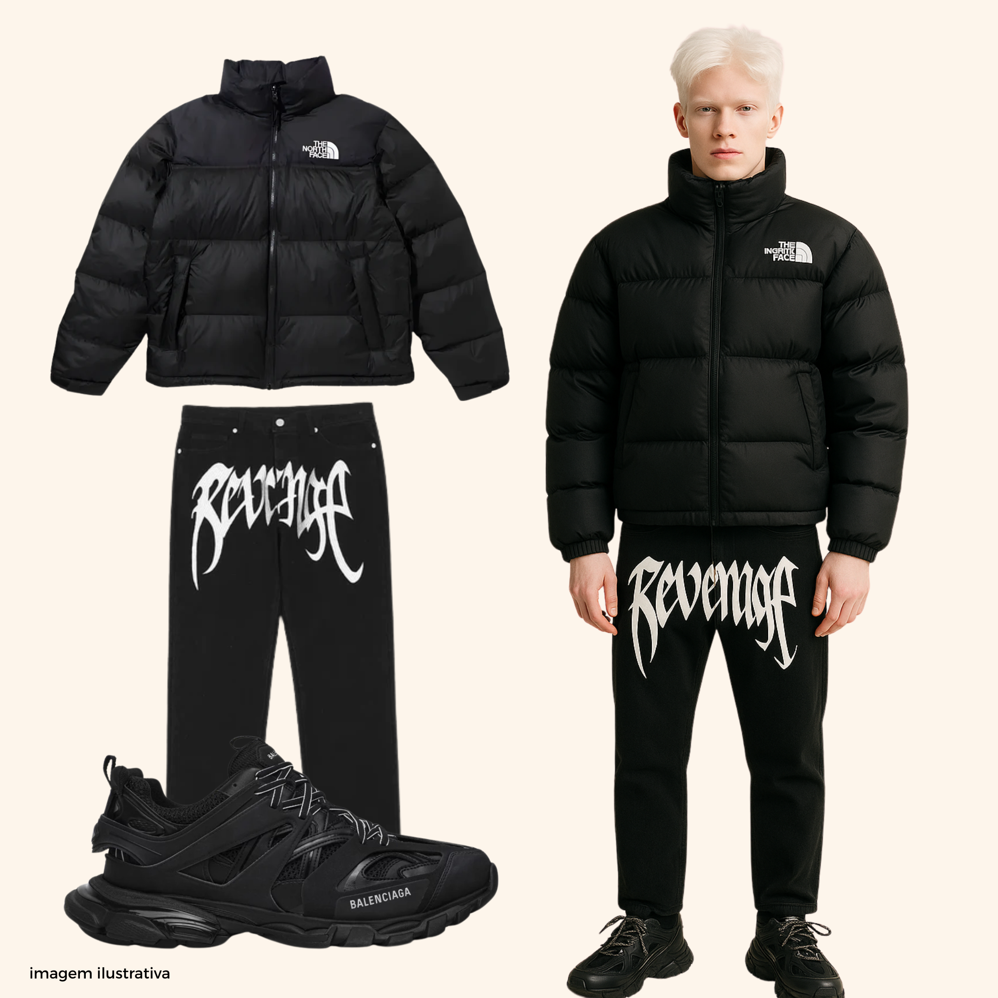 Outfit Dark Monogram