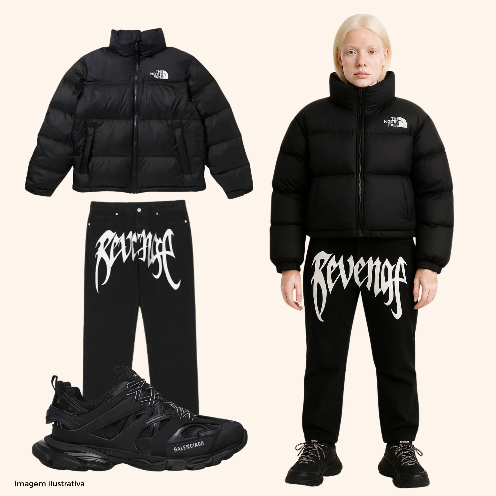 Outfit Dark Monogram