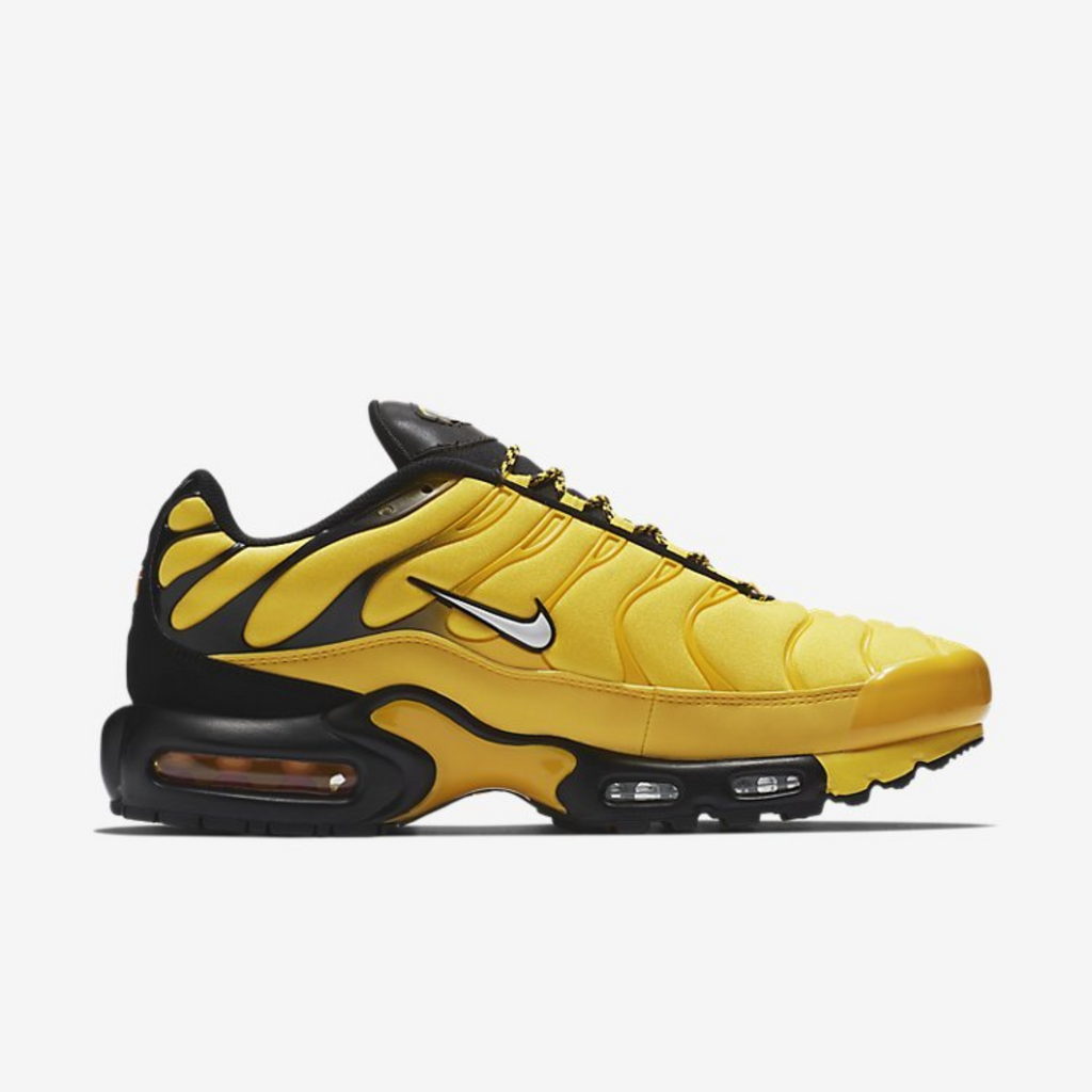 Nike air max top plus yellow and orange