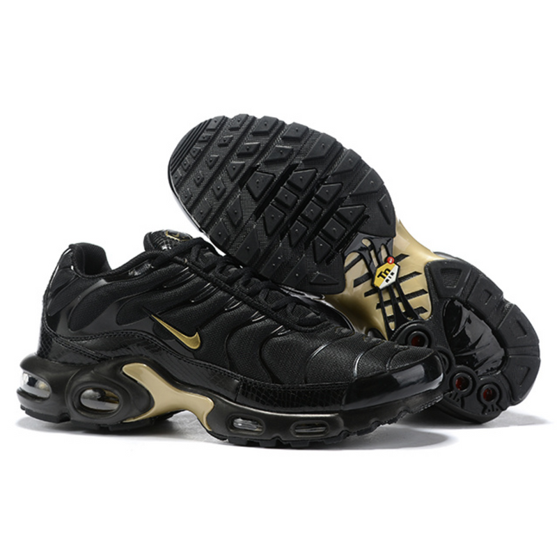 Nike tn hot sale black gold tick