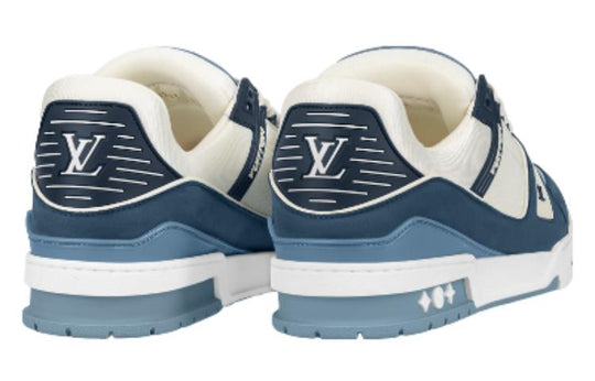 Louis Vuitton LV Trainer Blue Beige Men's