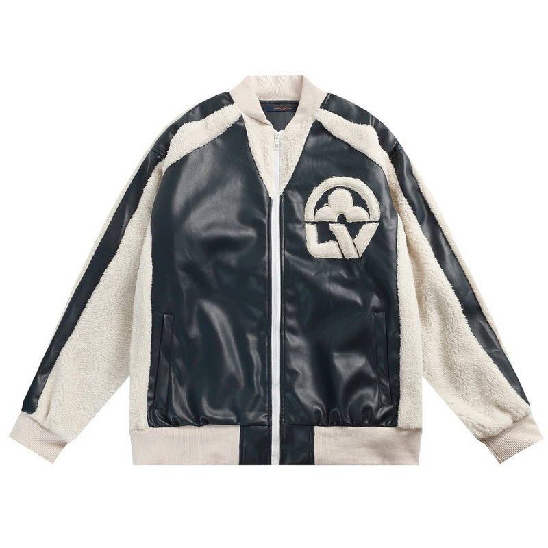 Varsity Jacket | Leather Mix Teddy - Ready to Wear | Louis Vuitton