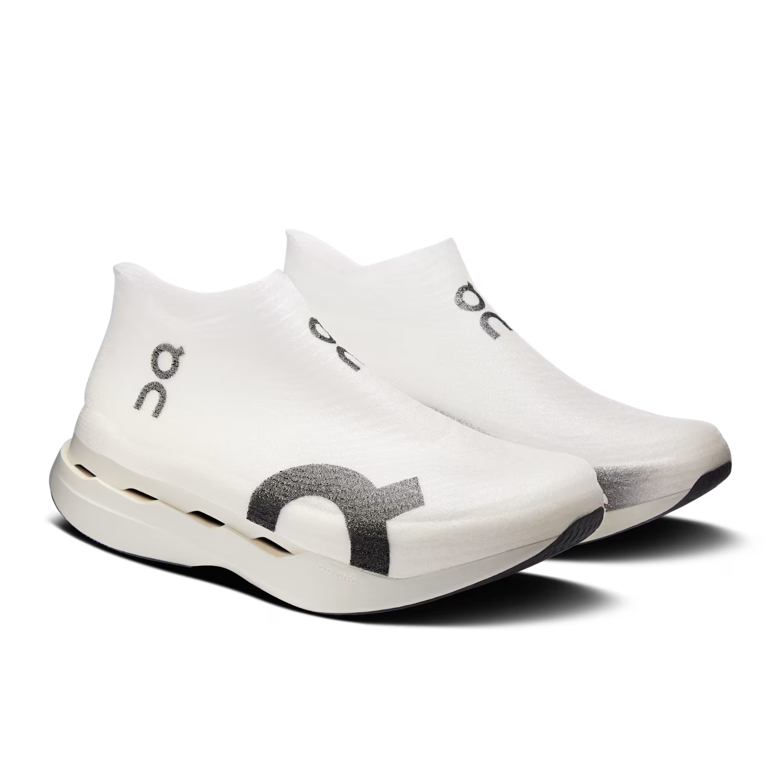 On Running Cloudboom Strike LS White Black