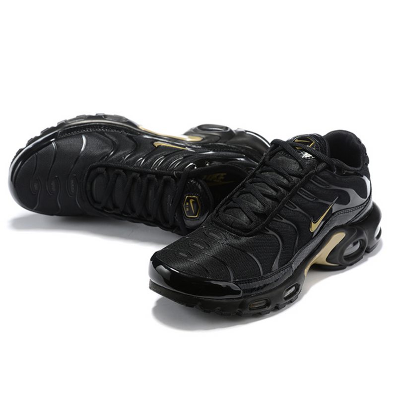 Black with online gold tick tns