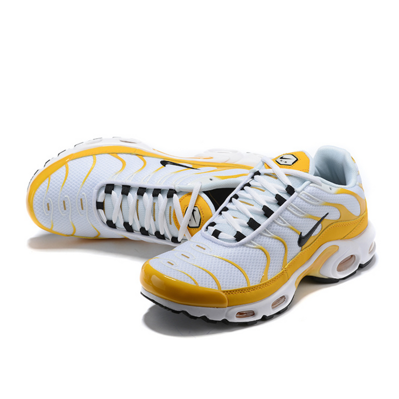 Nike tn online yellow white