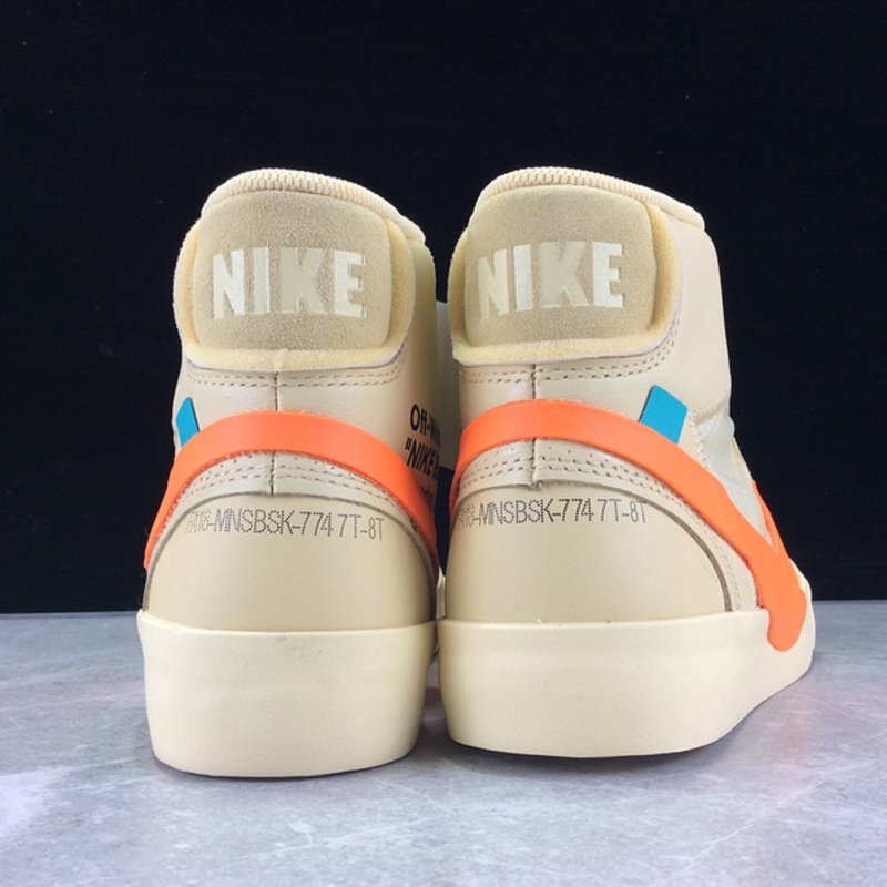 Nike Blazzer Mid x Off White 'Orange Pale'