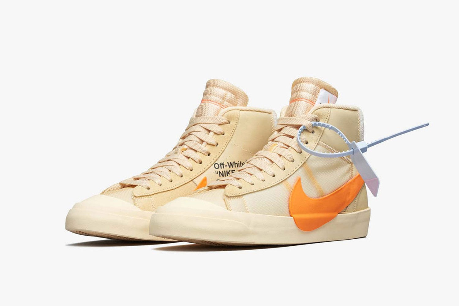 Off-White x Nike Blazer Mid White - Original São Paulo