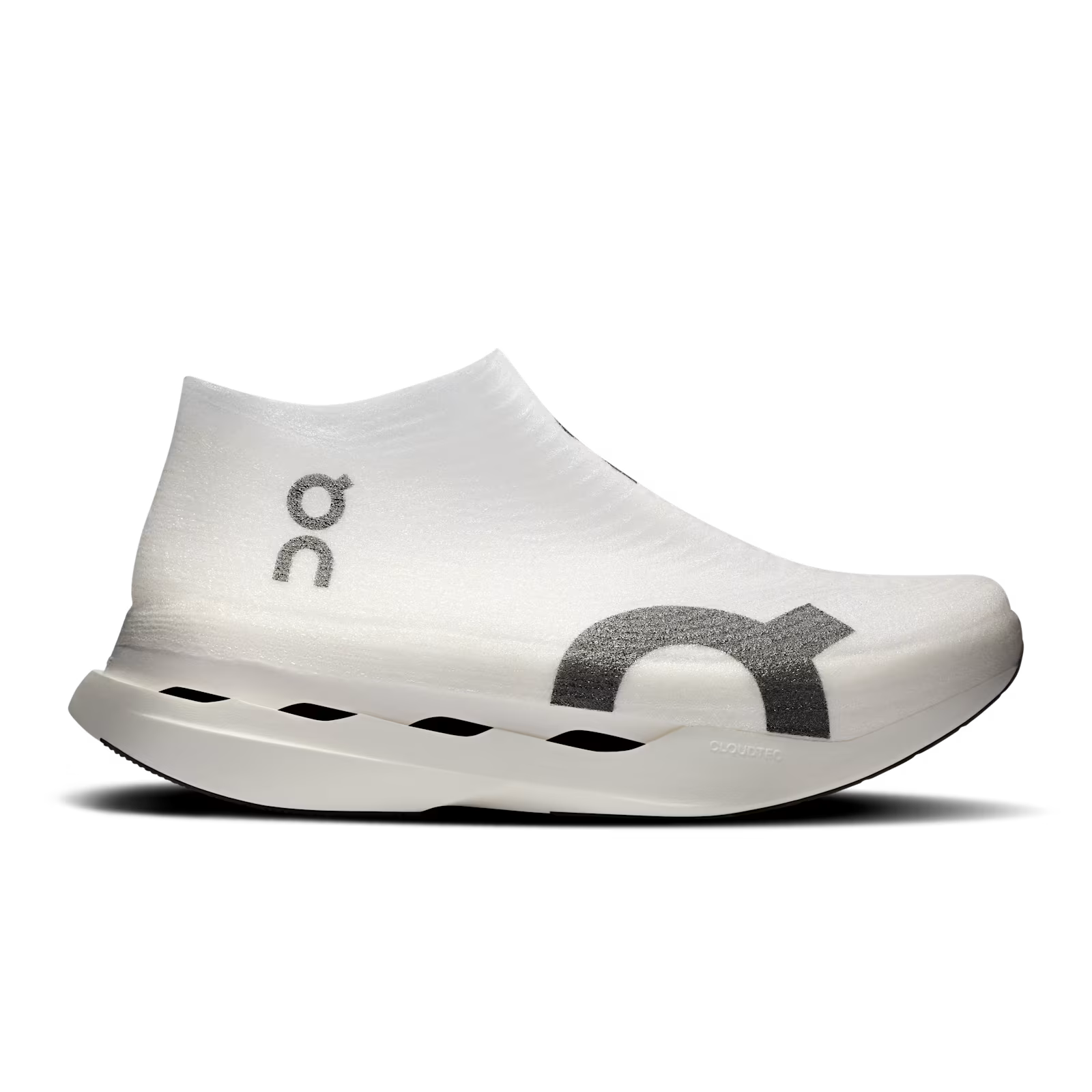 On Running Cloudboom Strike LS White Black