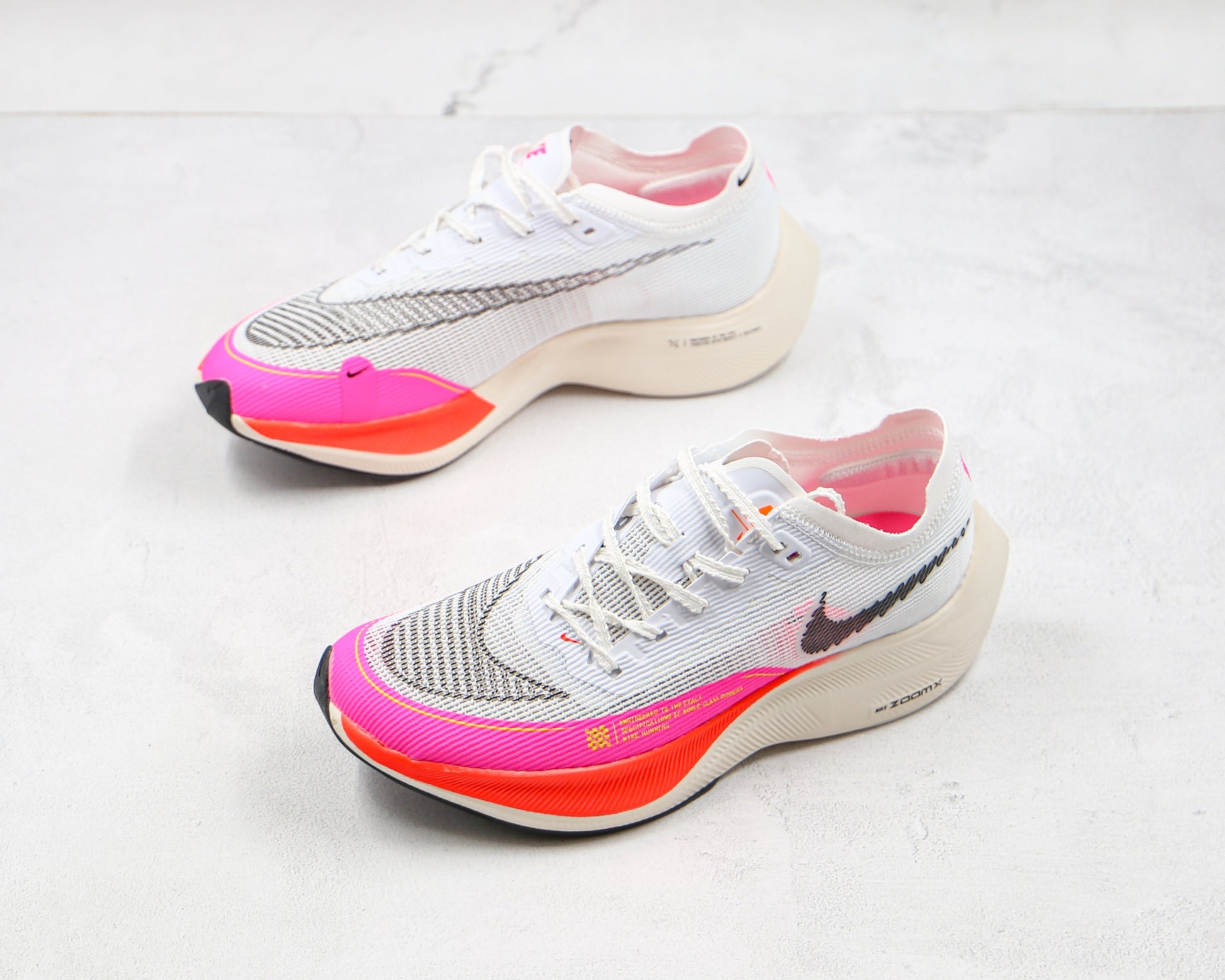 Nike Zoom X Vaporfly Next% 2 Barely Volt White Pink