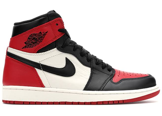 Nike Air Jordan 1 Retro High "Bred Toe"