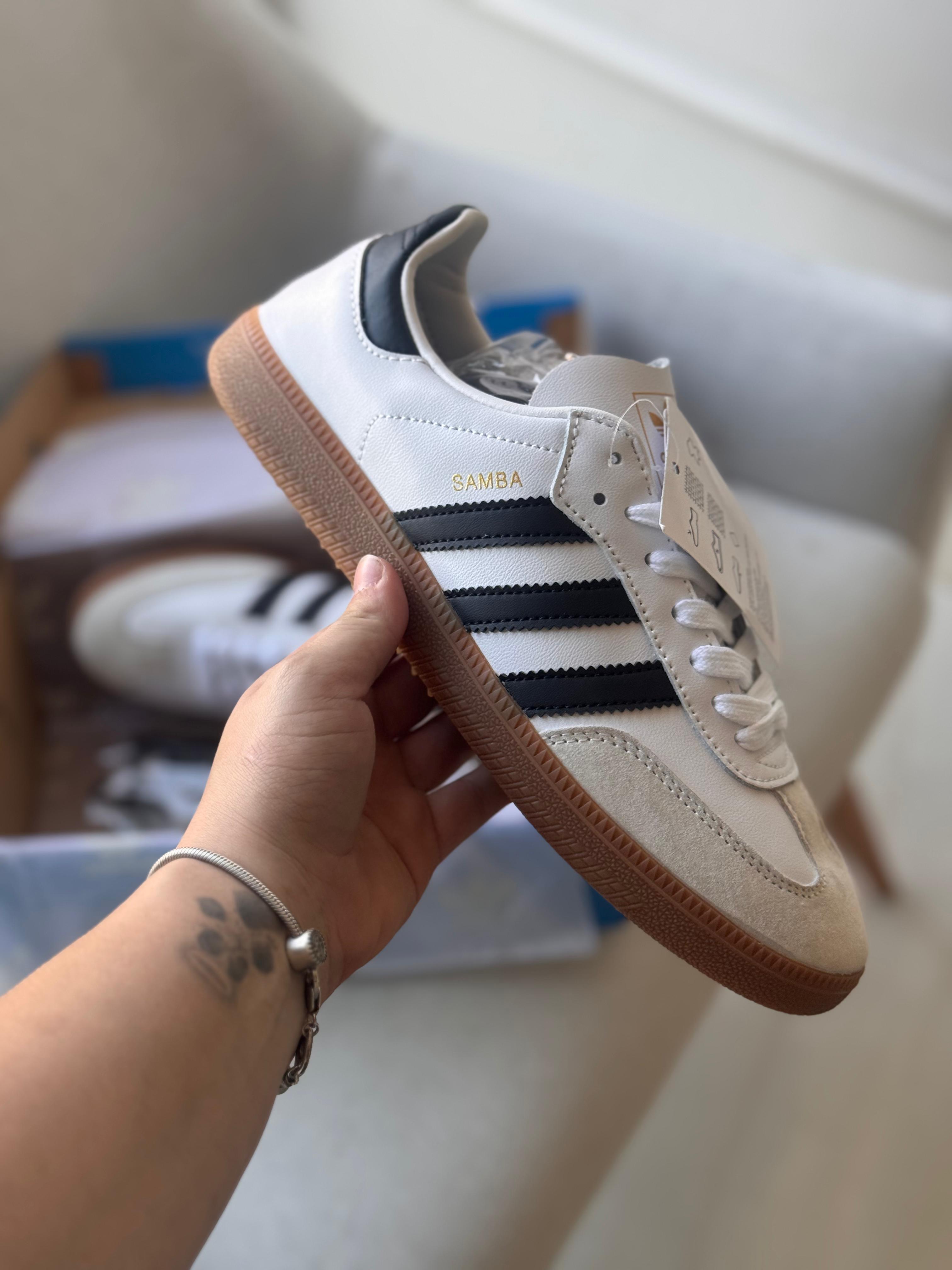 Adidas Samba Decon "White/Black/Gum" (Pronta entrega, 40)