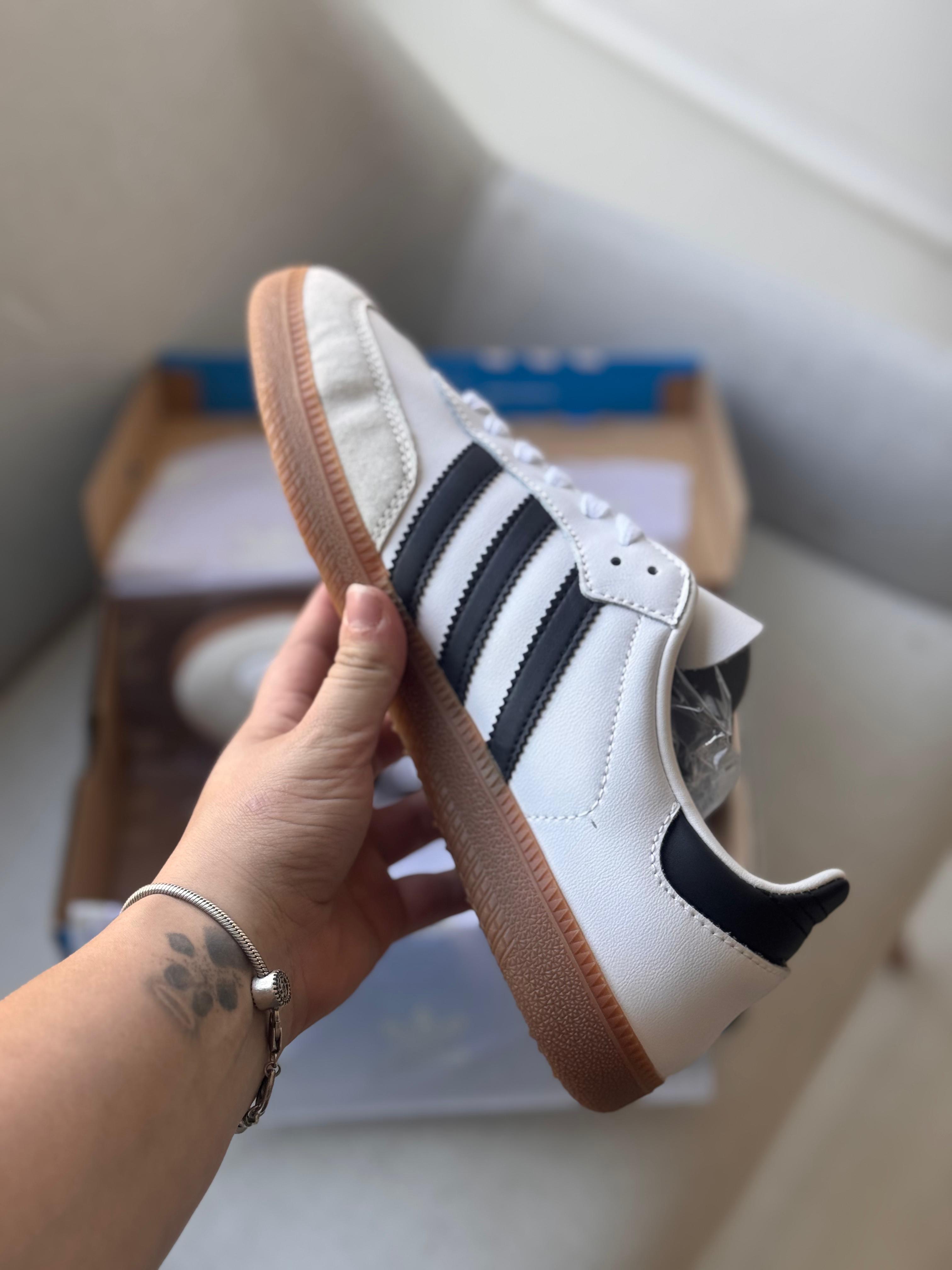 Adidas Samba Decon "White/Black/Gum" (Pronta entrega, 40)