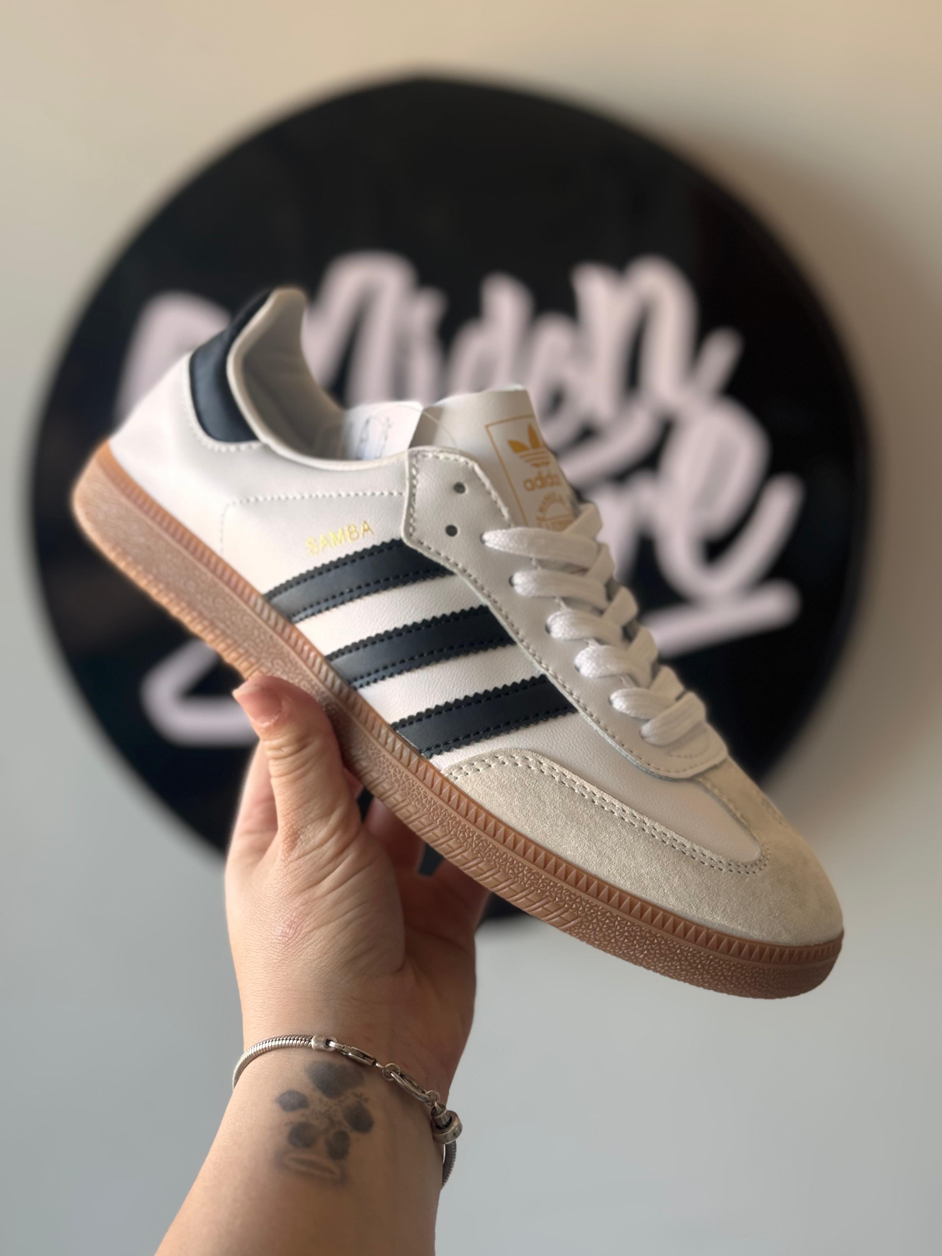 Adidas Samba Decon "White/Black/Gum" (Pronta entrega, 40)