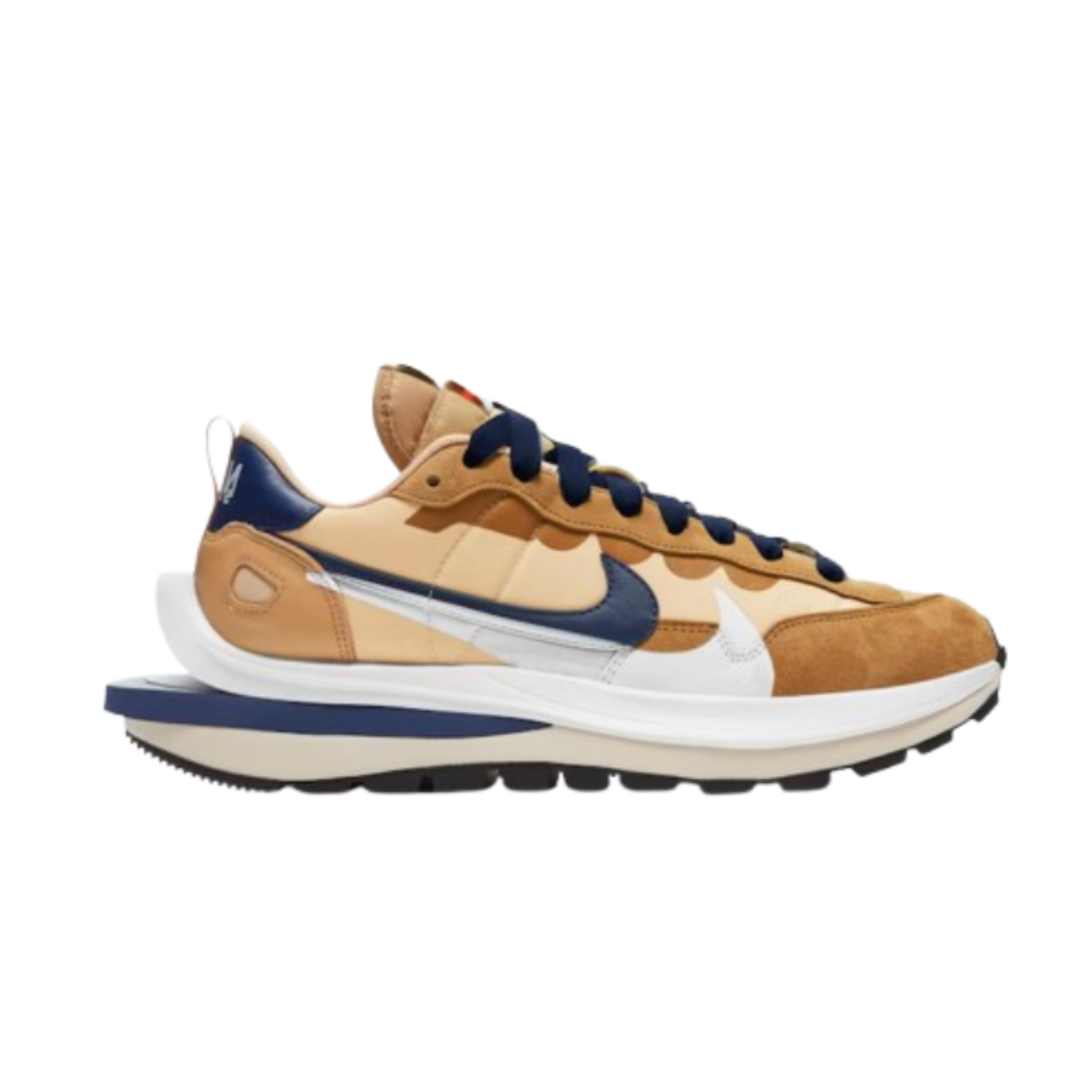 Nike x sacai VaporWaffle Sesame and Blue Void