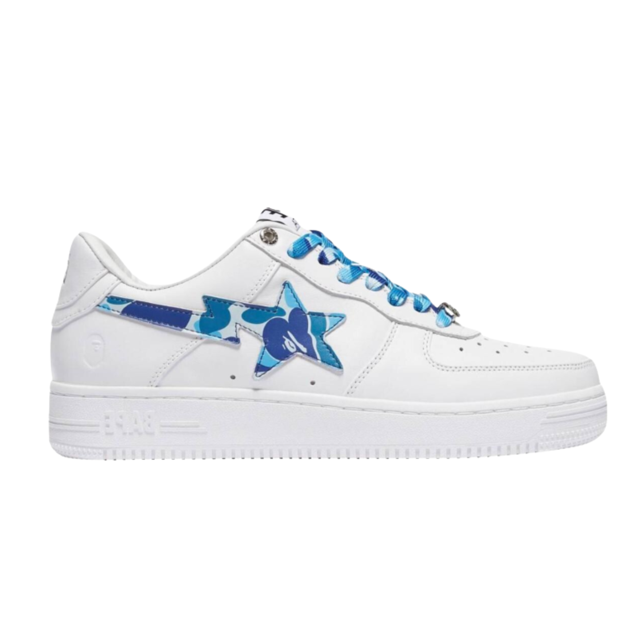 A Bathing Ape Bape Sta Low "White ABC Camo Blue"