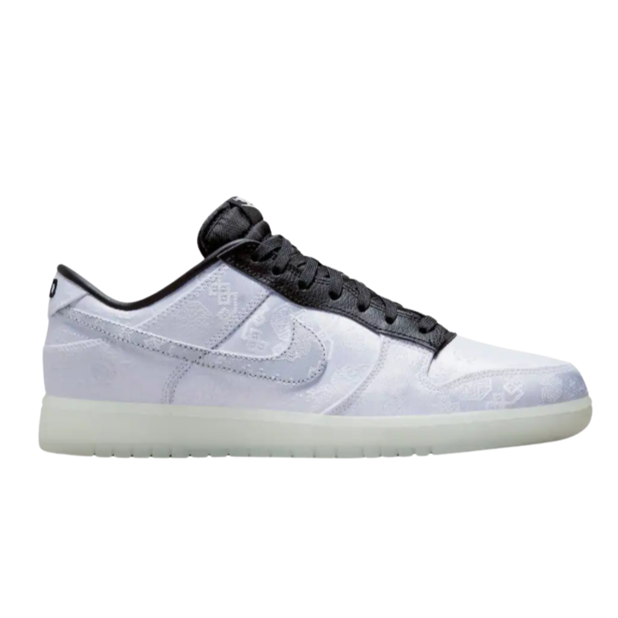 CLOT x Fragment x Nike Dunk Low "Black White"
