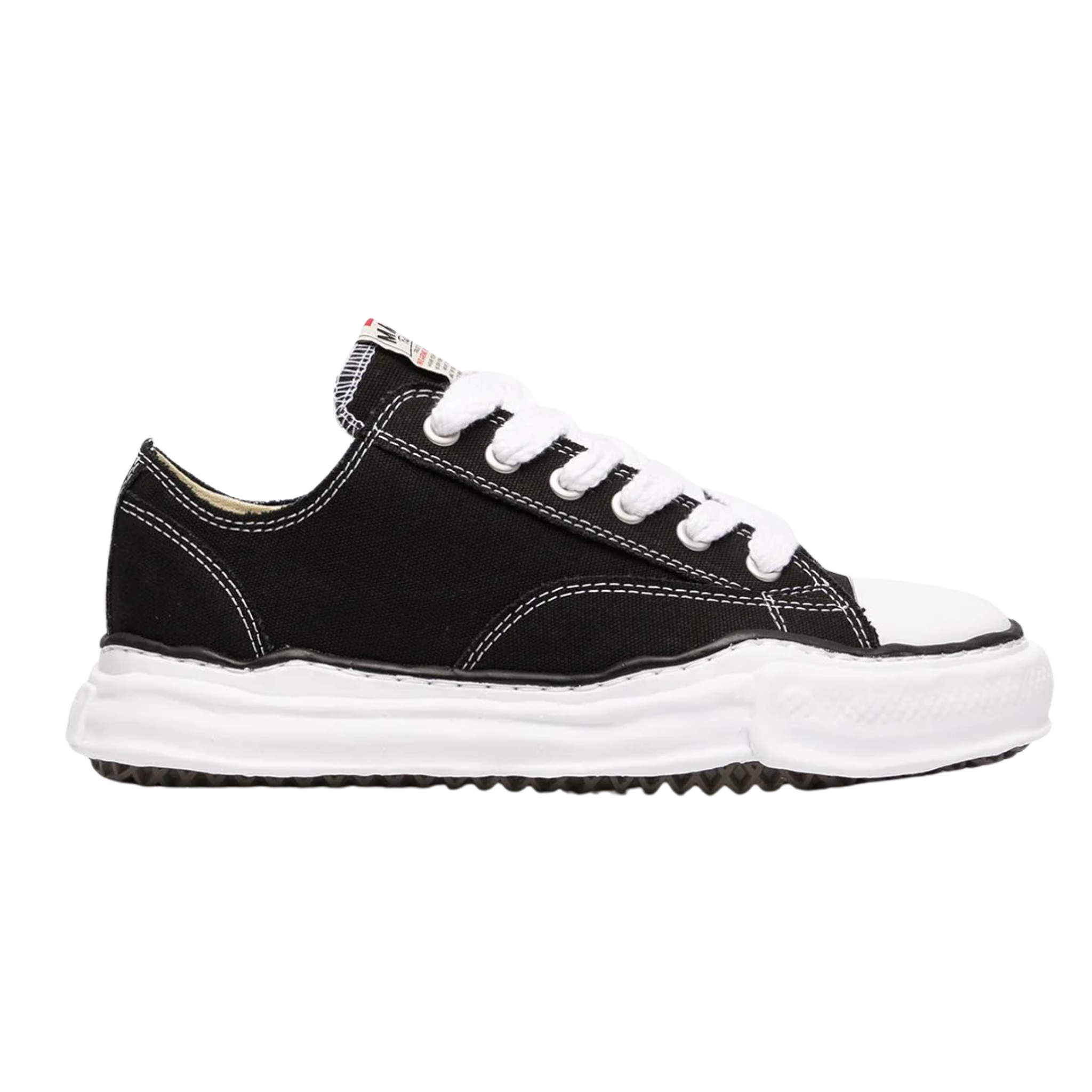 Maison Mihara Yasuhiro Peterson 23 OG Sole Canvas Low "Black White" foto 2