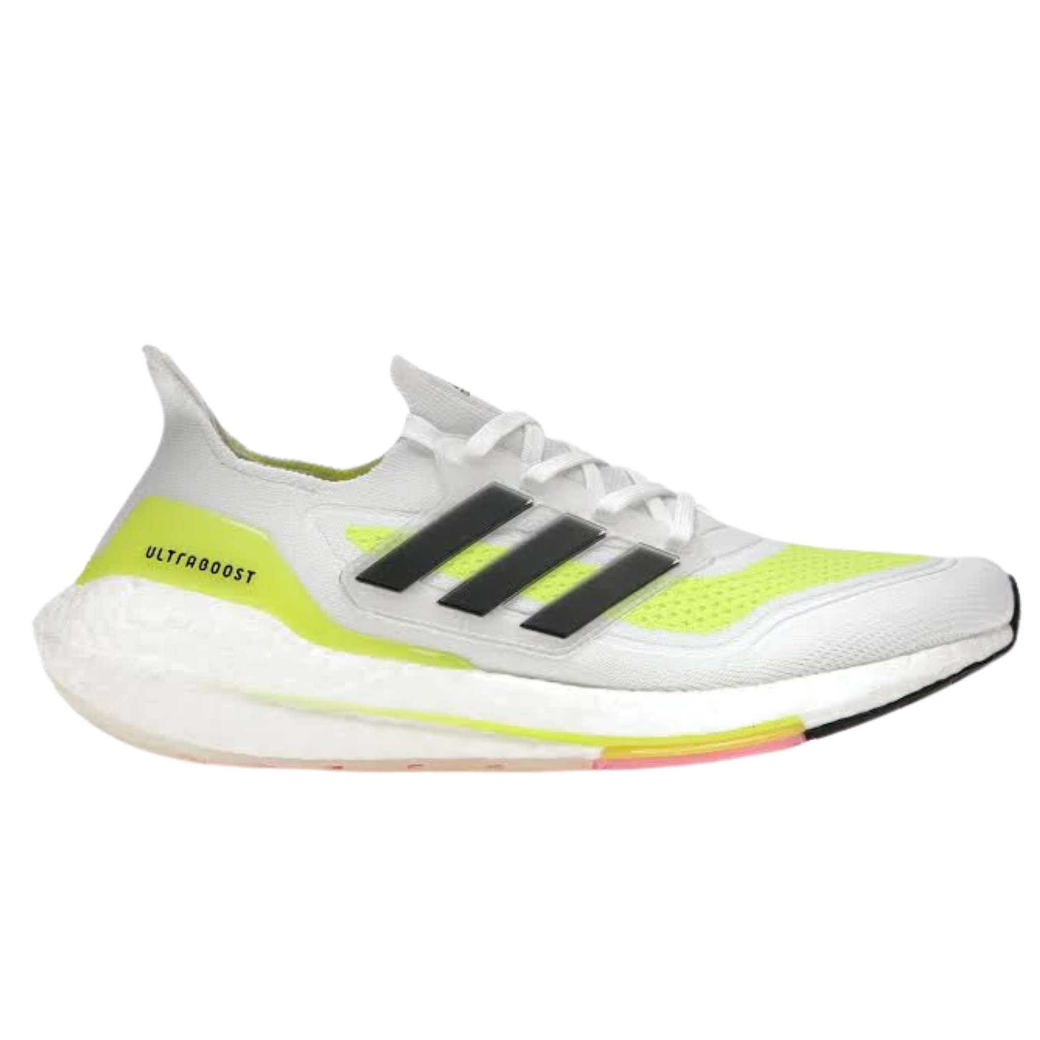 Adidas Ultraboost 21 Solar Yellow White