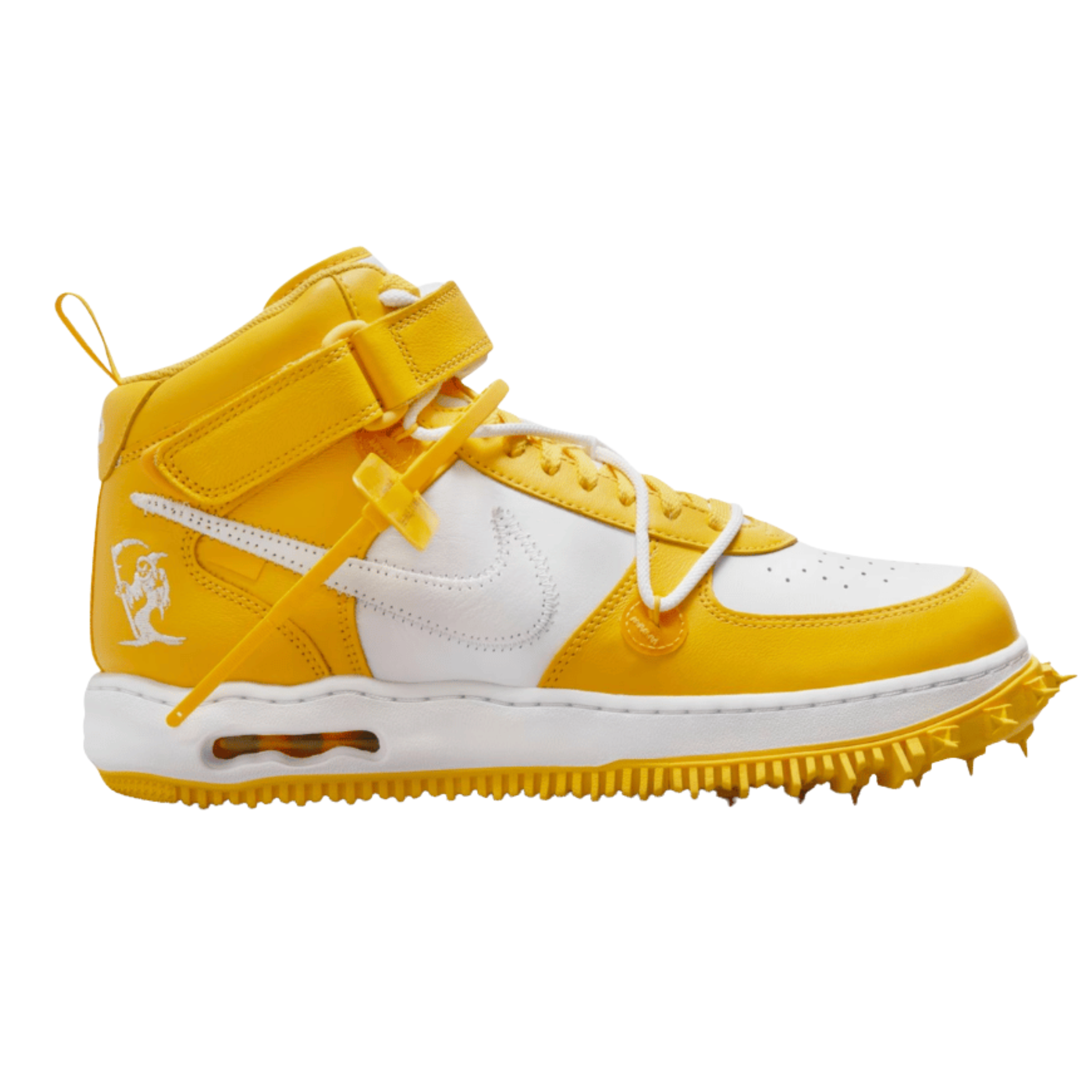 Off-White x Nike Air Force 1 Mid Varsity Maize foto 2