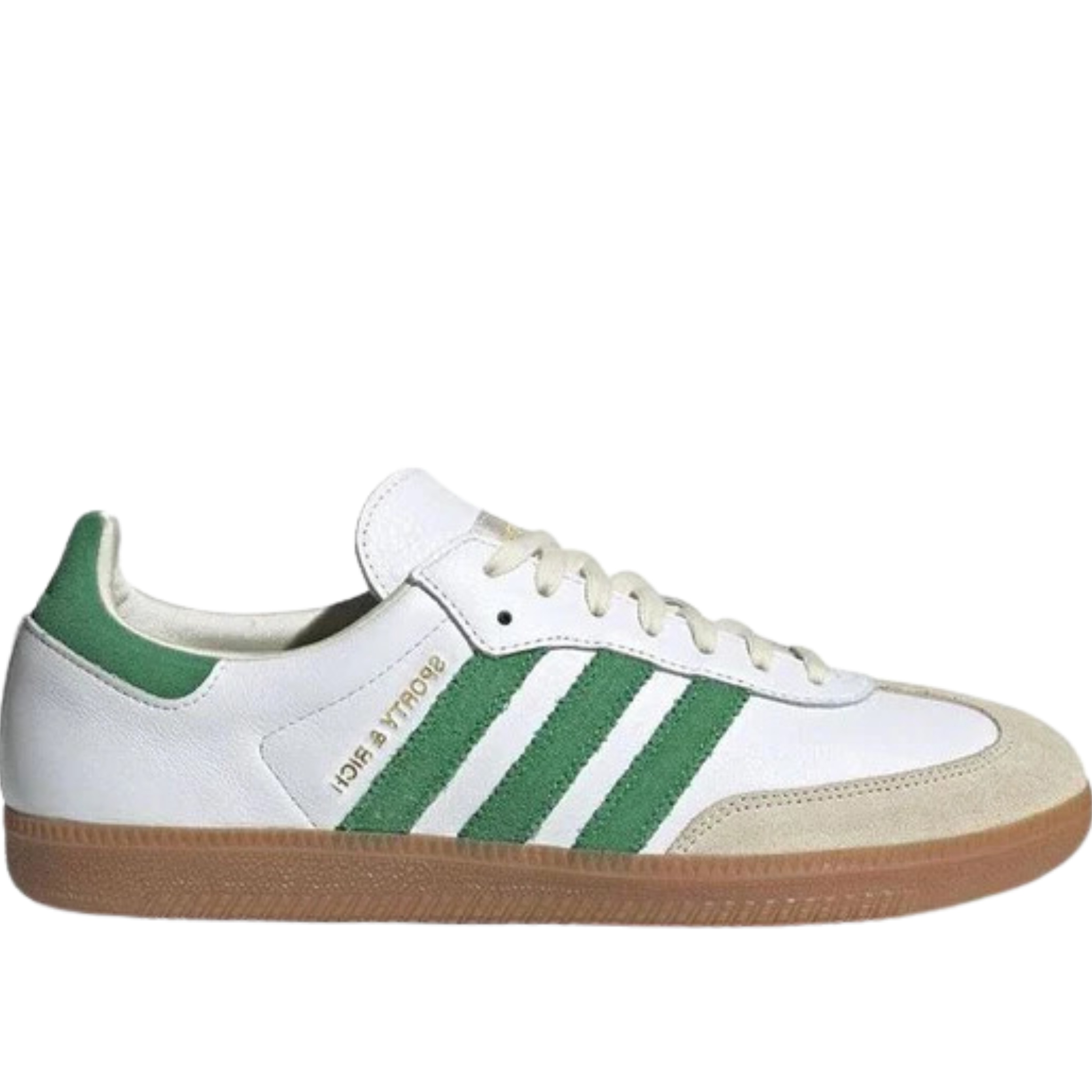 Rich White Green x Adidas Samba OG Sporty