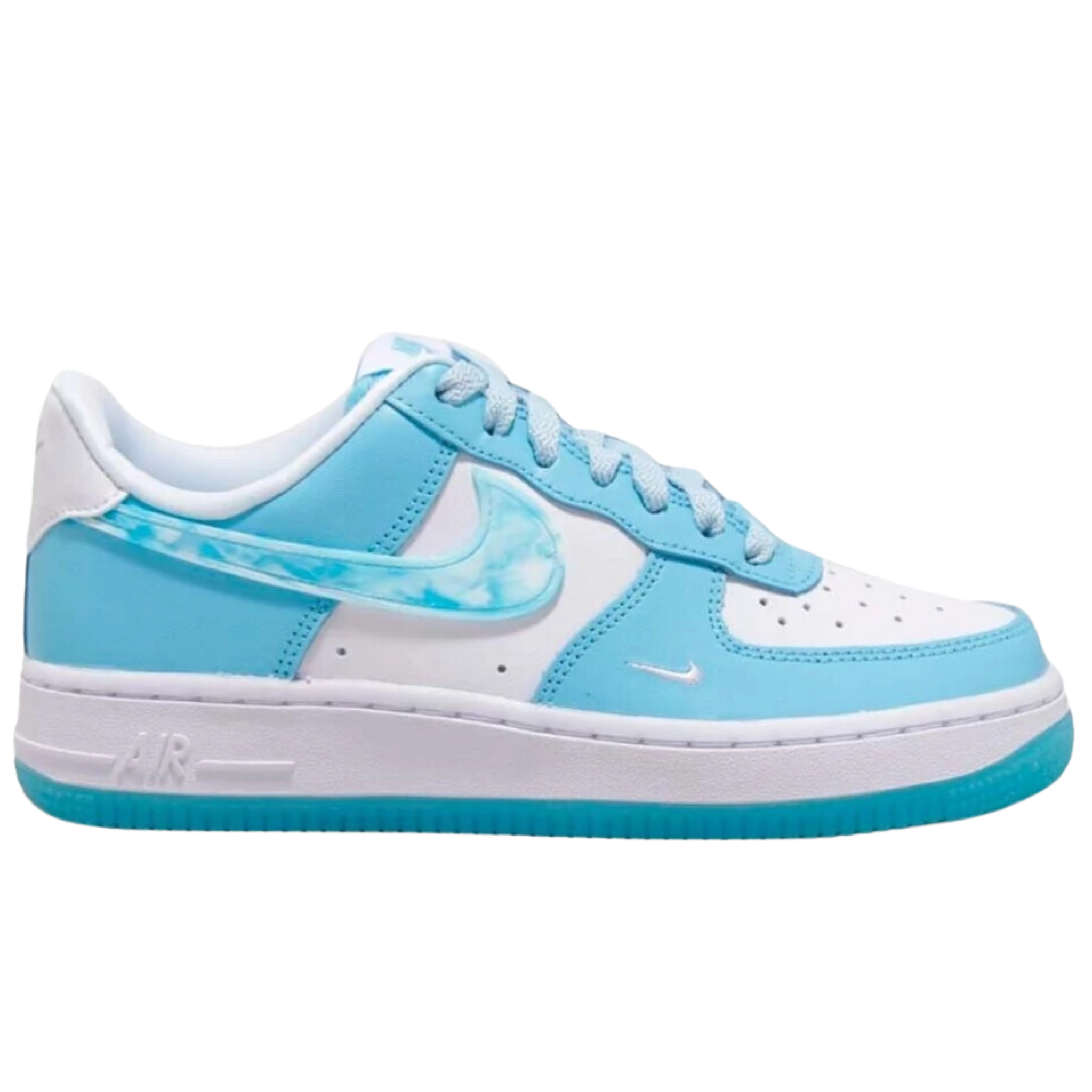 Nike Air Force 1 Low Nail Art "White/Blue"