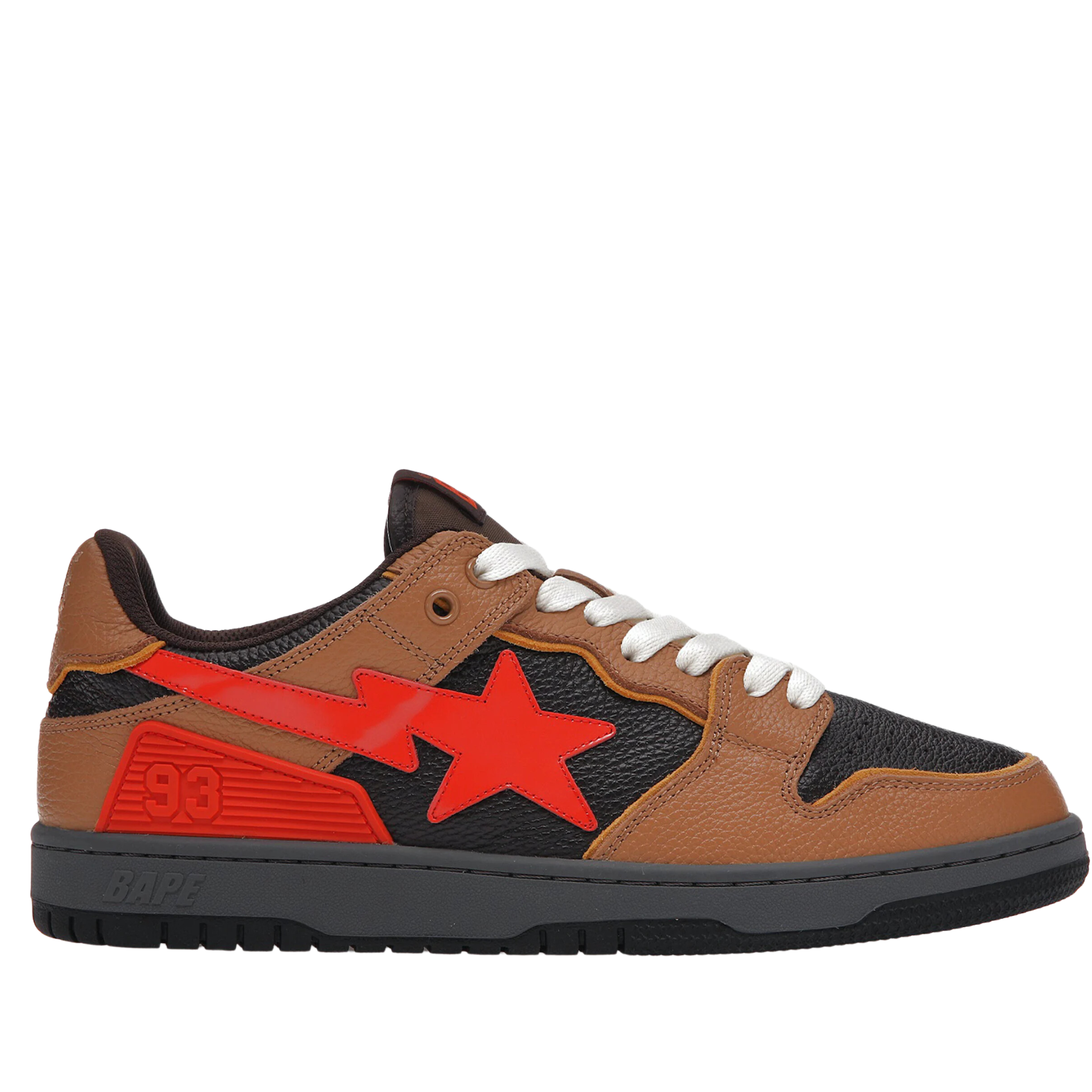 A Bathing Ape Bape SK8 Sta "Brown Orange"