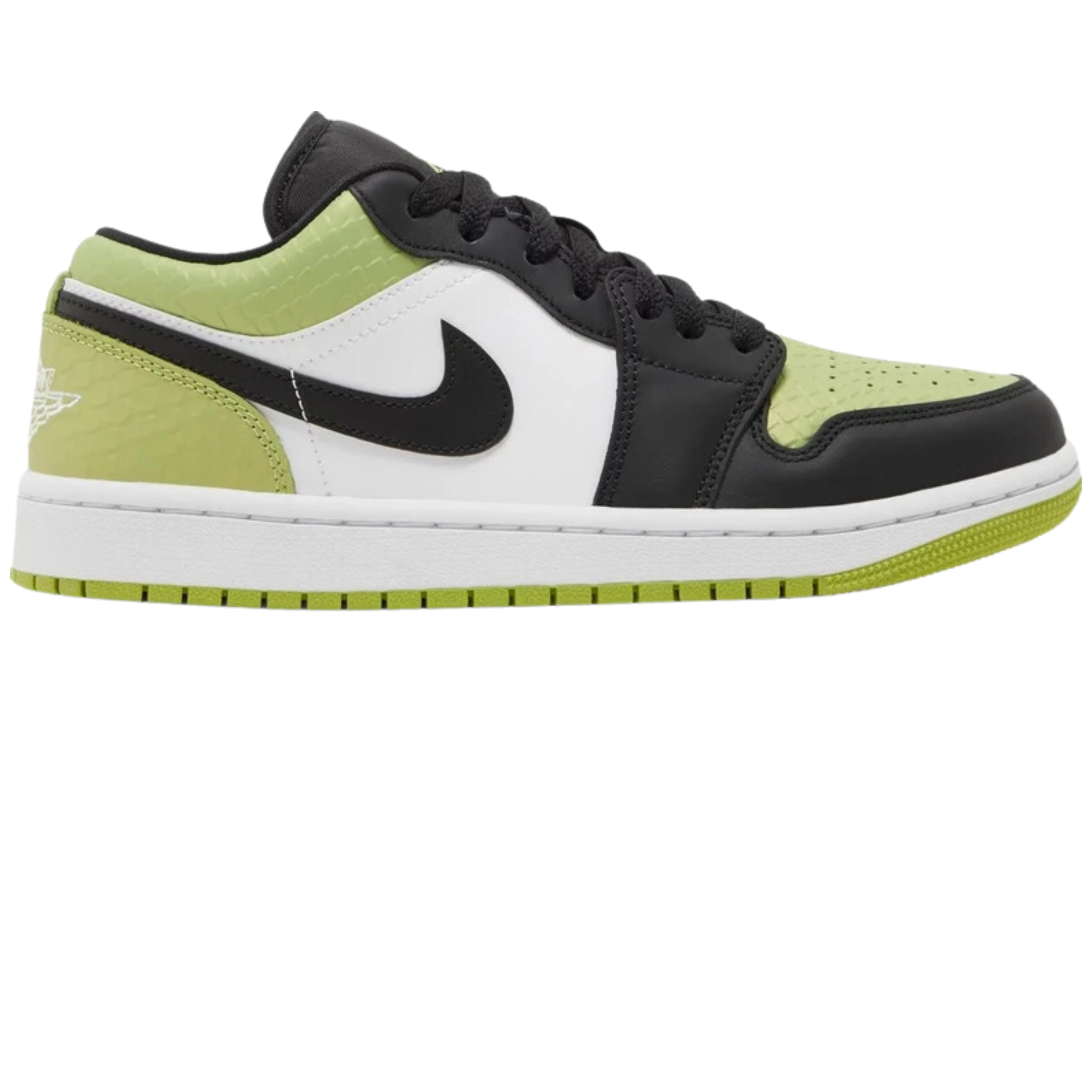 Nike Air Jordan 1 Low "Vivid Green Snakeskin"