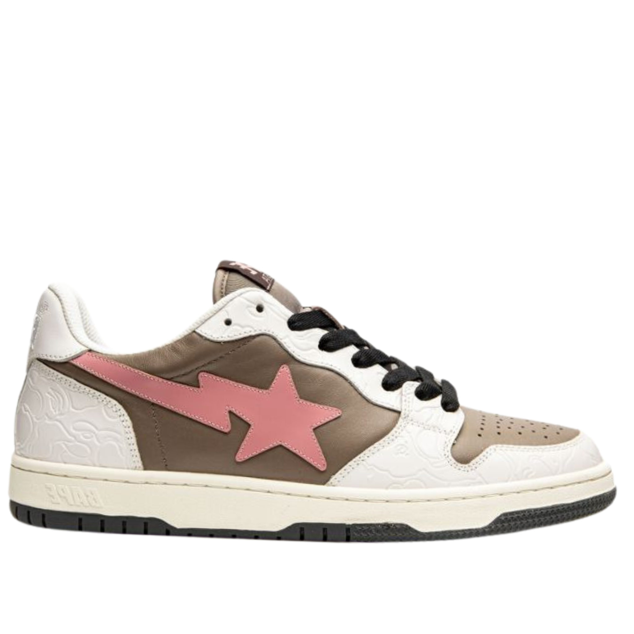 A Bathing Ape Bape Court Sta "Brown Pink"