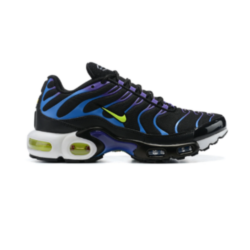 Nike air max plus black deals purple
