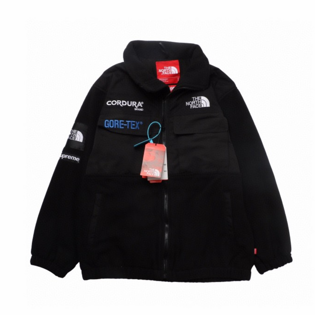 Supreme x The North Face Fleece Jacket Inspired – Blackout Cordura® &