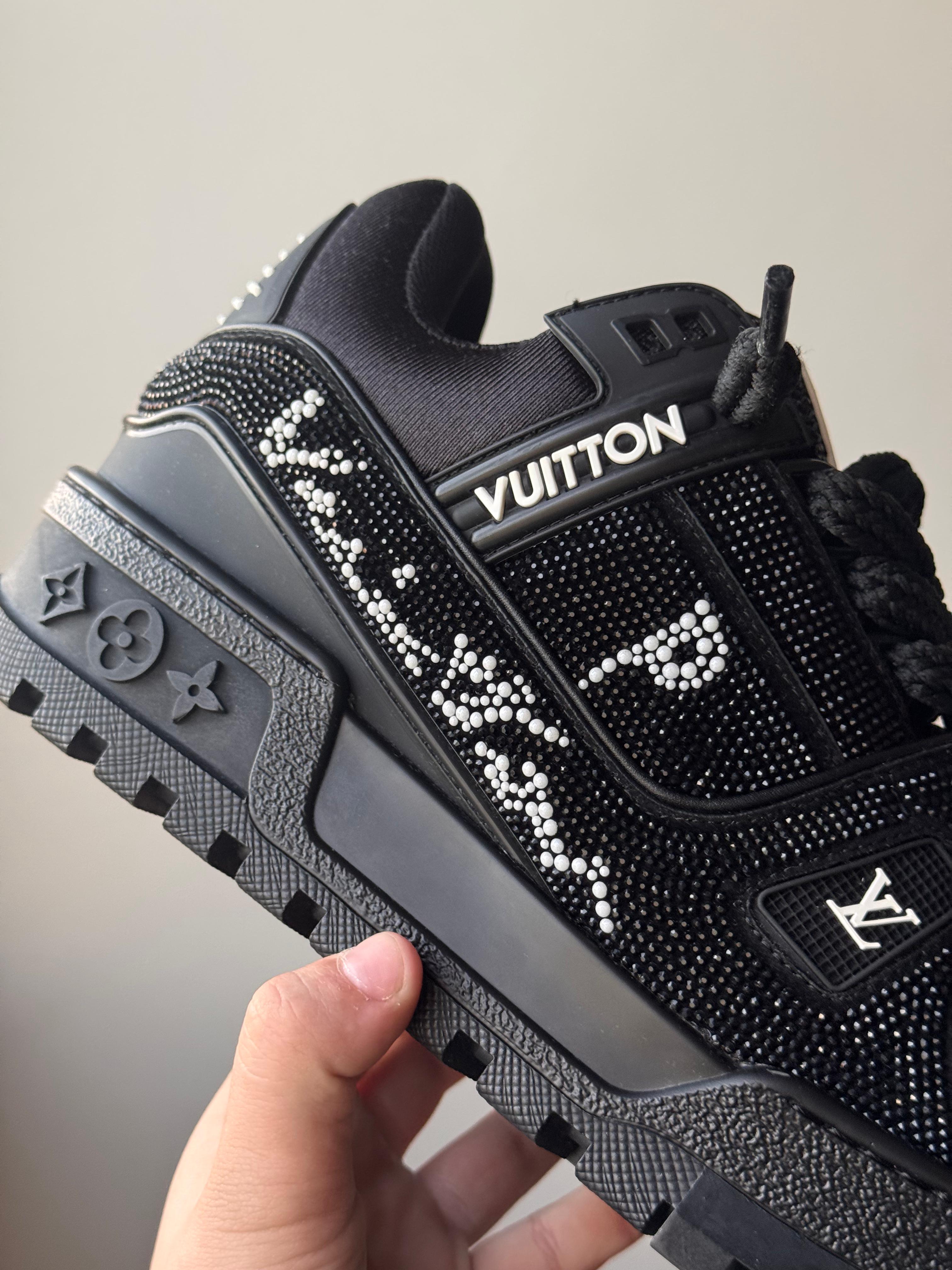 Louis Vuitton Trainer Maxi "Black/White" (Pronta entrega, 40/41)