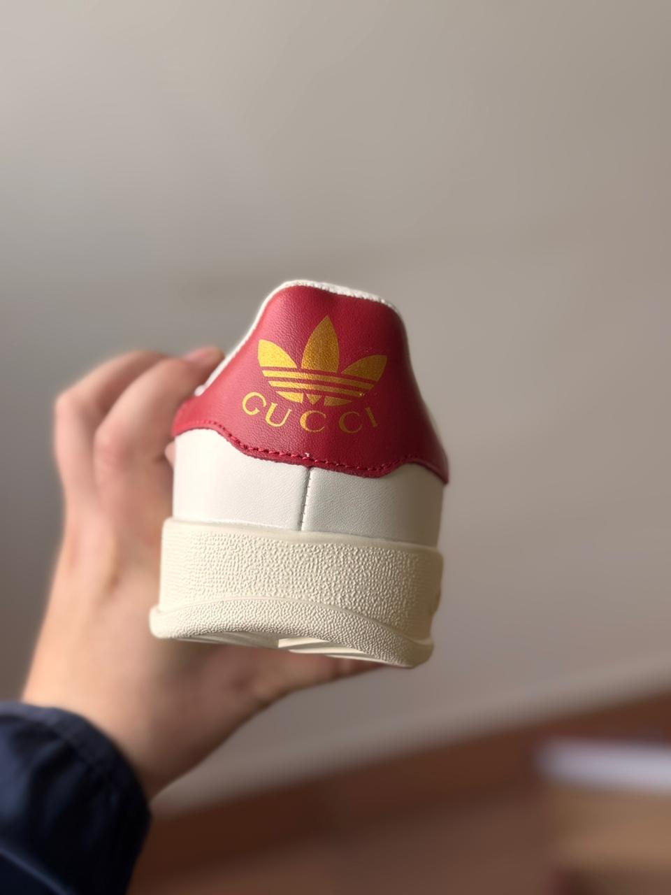 Gucci x Adidas Gazelle "White Demetra" (Pronta entrega, 41)
