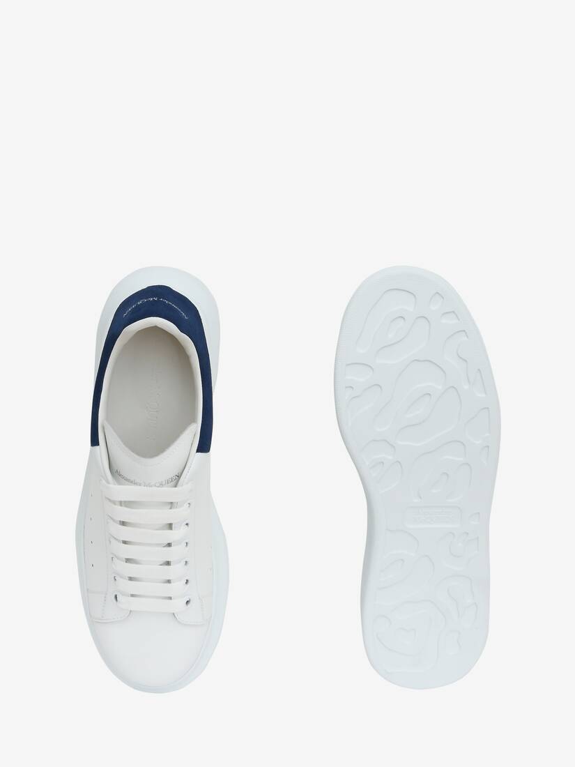 Men's Oversized Sneaker in Whiteparis Blue