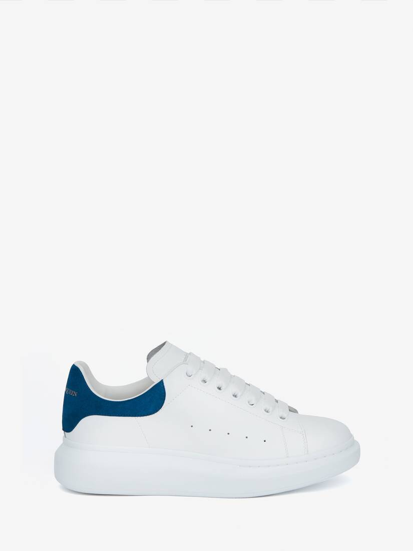 Men's Oversized Sneaker in Whiteparis Blue