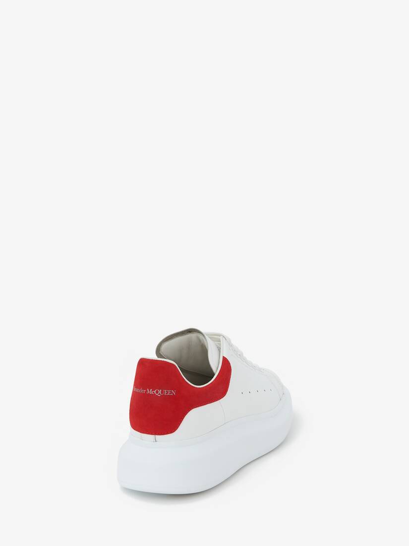 Men's Oversized Sneaker in Whitelust Red