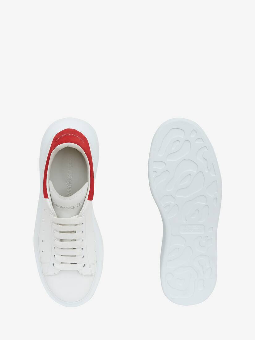 Men's Oversized Sneaker in Whitelust Red