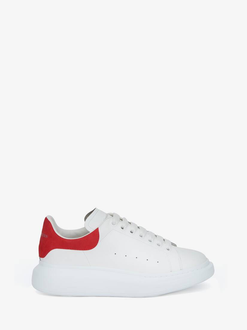 Men's Oversized Sneaker in Whitelust Red