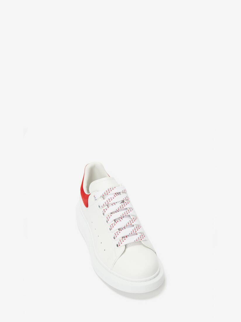 Men's Oversized Sneaker in Whitelust Red