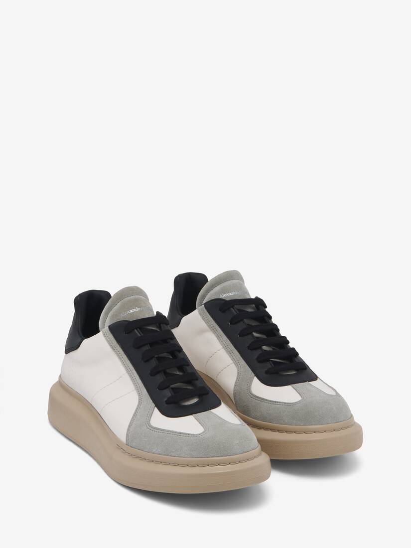 Men's Oversized Retro Sneaker in Off Whitegreyblack