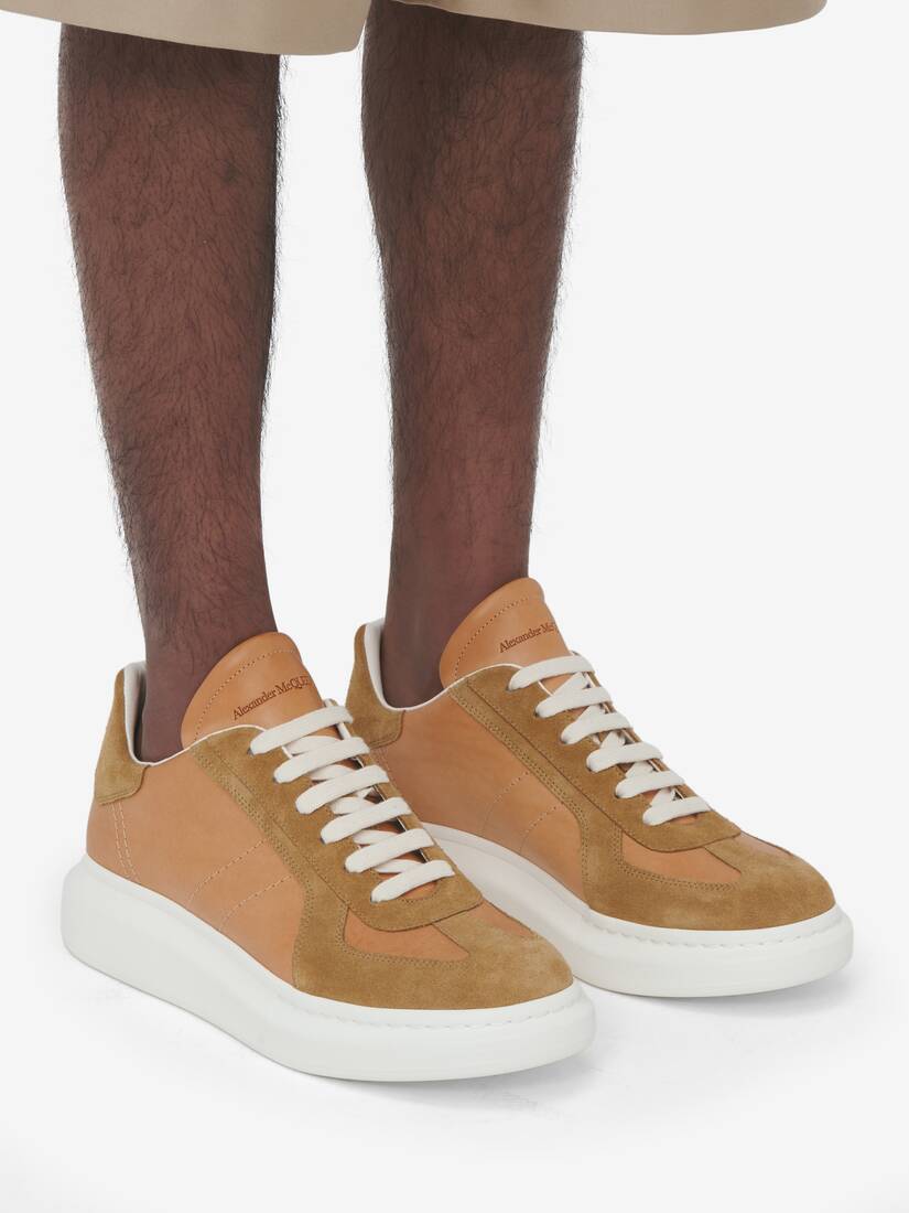 Men's Oversized Retro Sneaker in Naturallight Brown