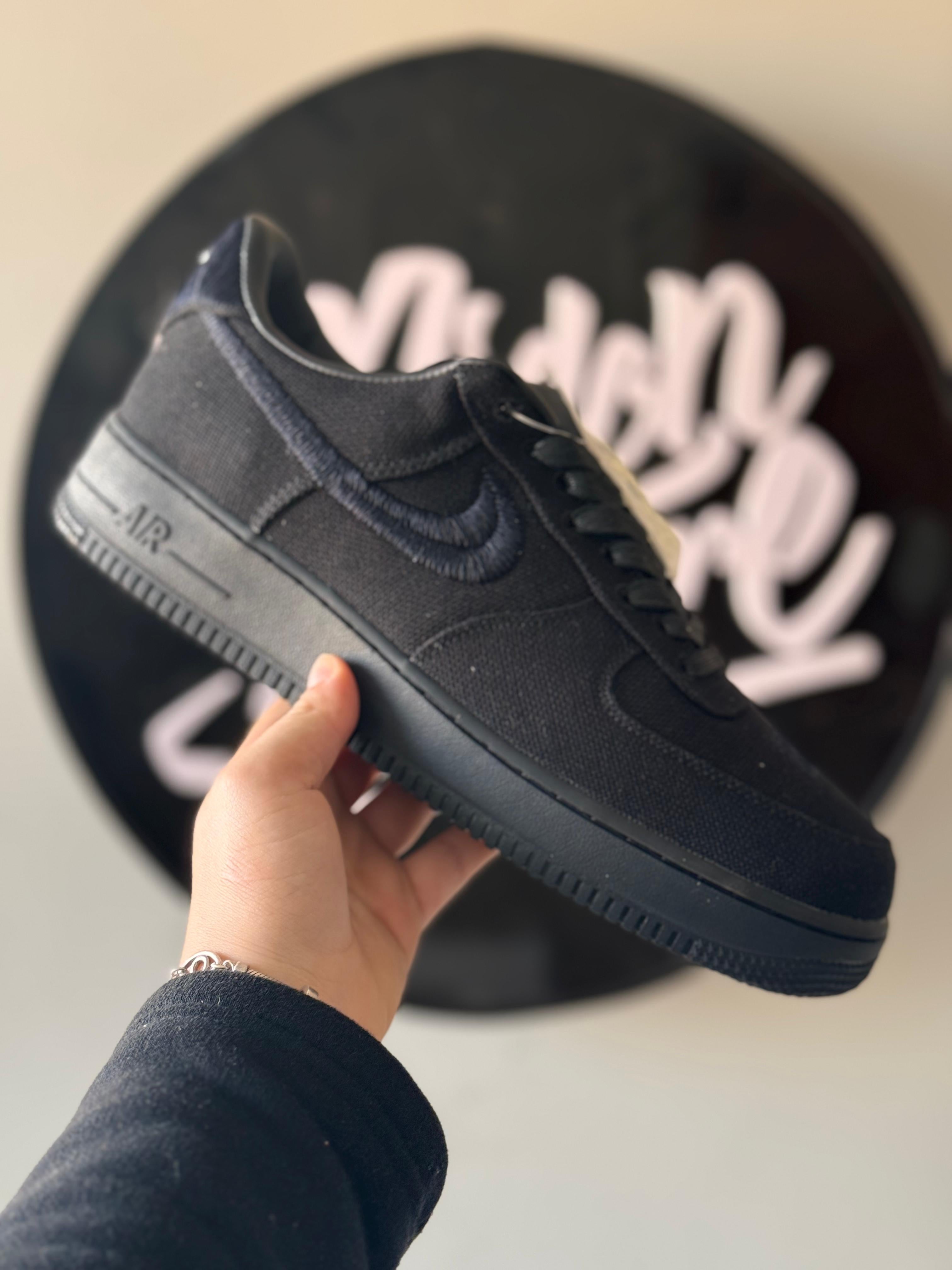 Nike Air Force 1 x Stussy "Black" (Pronta entrega, 41)