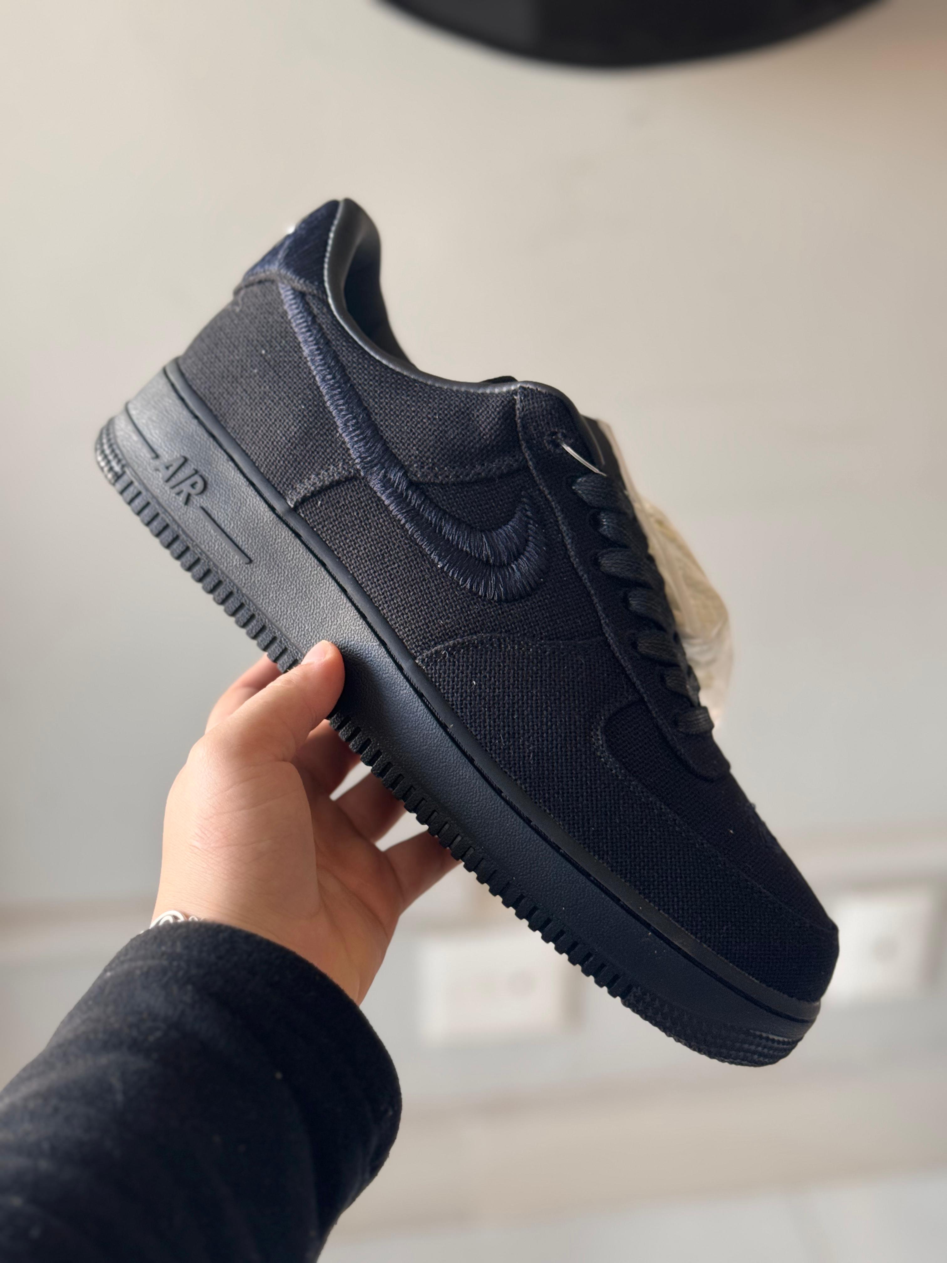 Nike Air Force 1 x Stussy "Black" (Pronta entrega, 41)