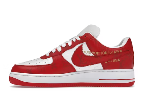 Nike Air Force 1 Low x Louis Vuitton "White Red"