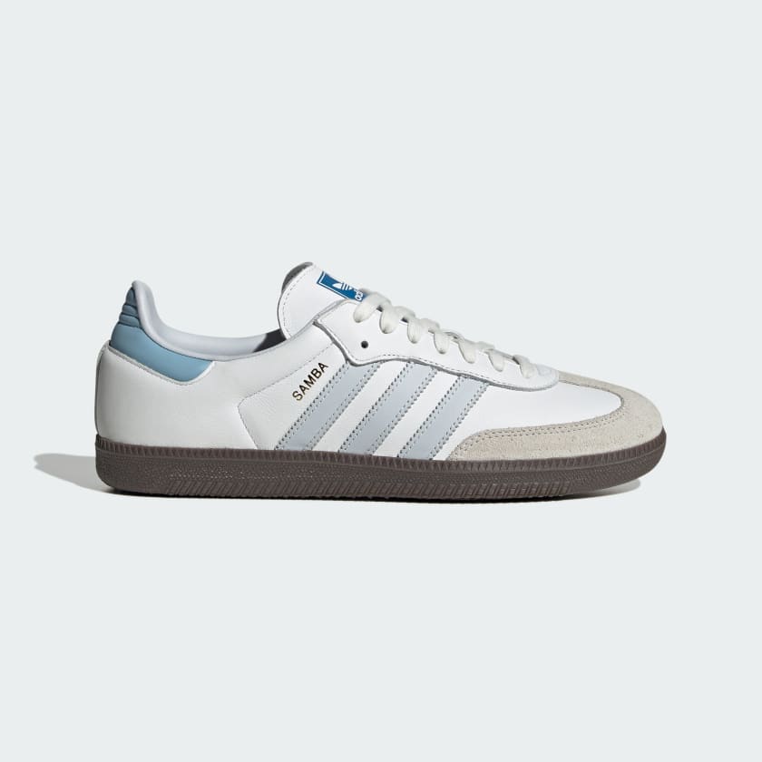 Adidas Samba White Halo Blue