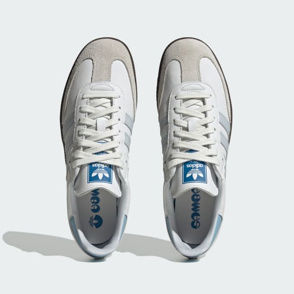 Adidas Samba White Halo Blue